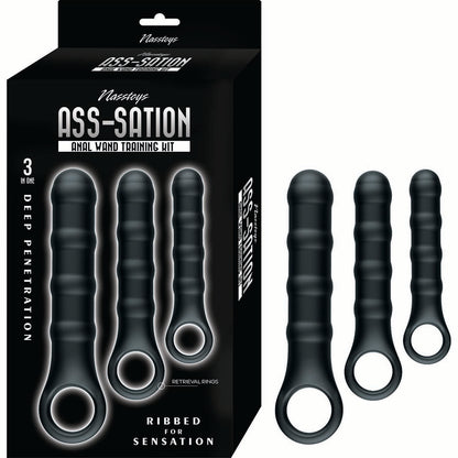 Ass Sation Anal Wand Training Kit – Black | Comfort-Focused Intimate Training