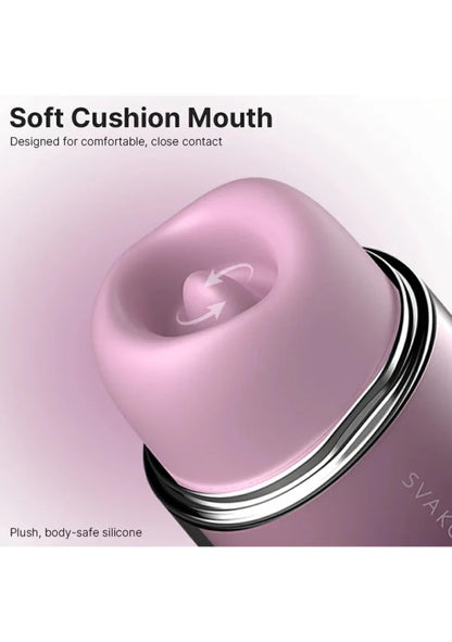SVAKOM Kitty Rechargeable Clitoral Suction Stimulator – Lavender | Waterproof Clitoral Vibrator