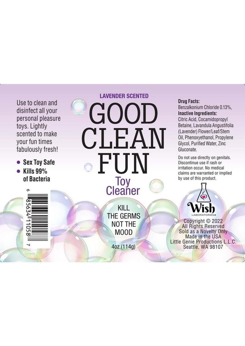 Good Clean Fun Toy Cleaning Spray – Lavender