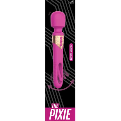 Pixie Dual-End Flicking Vibrator Wand – Dual Function Rechargeable