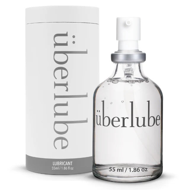 Uberlube premium silicone lubricant glass bottle