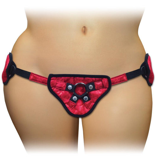 Queen Satin Corsette Strap-On