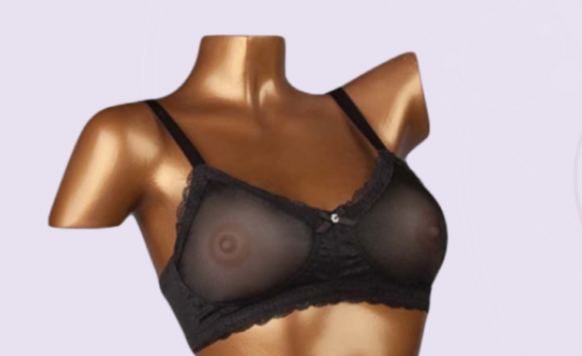 TRANSFORMÂ® See-Thru Bra Black