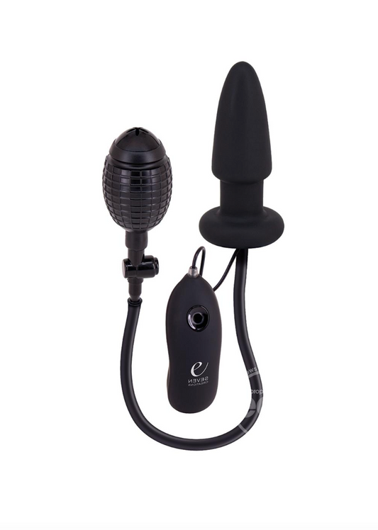 Fanny Hills Silicone Butt Plug Inflatable and Vibrating
