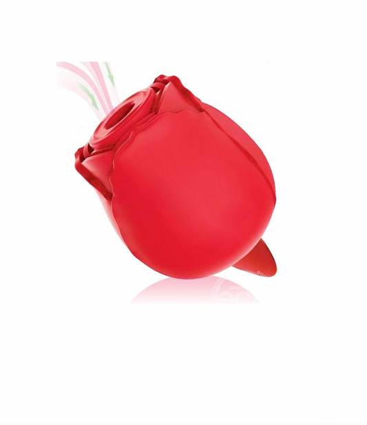 Wild Rose & Tongue Silicone Clitoral Stimulator