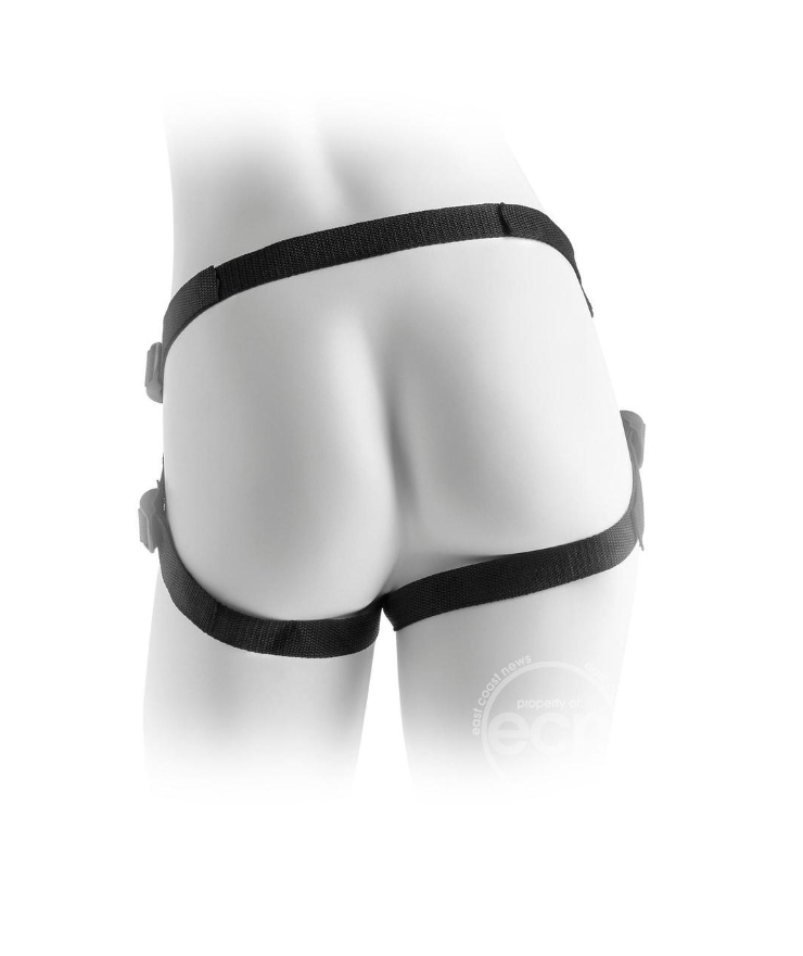 Fetish Fantasy Series Vibrating Plush Adjustable Harness