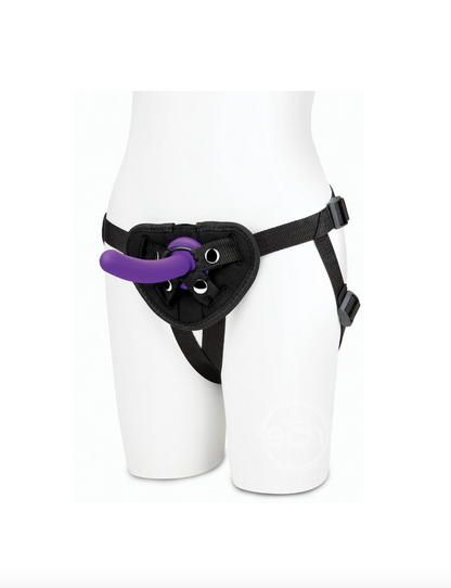 Lux Fetish Strap on Harness & Silicone Dildo Set 5in