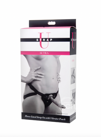 Strap U Sutra Fleece Lined Strap-On with Bullet Pocket