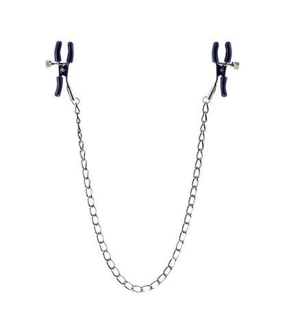 Squeeze & Please Adjustable Nipple Clamps with Chain