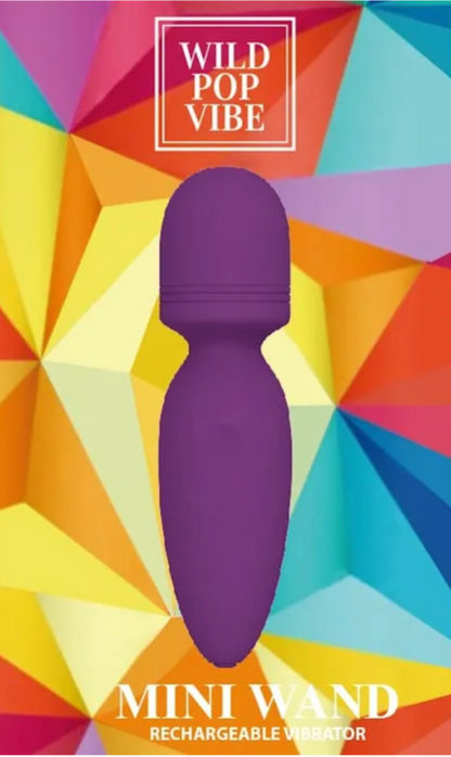 Wild Pop Vibe Rechargeable Mini Wand Vibrator