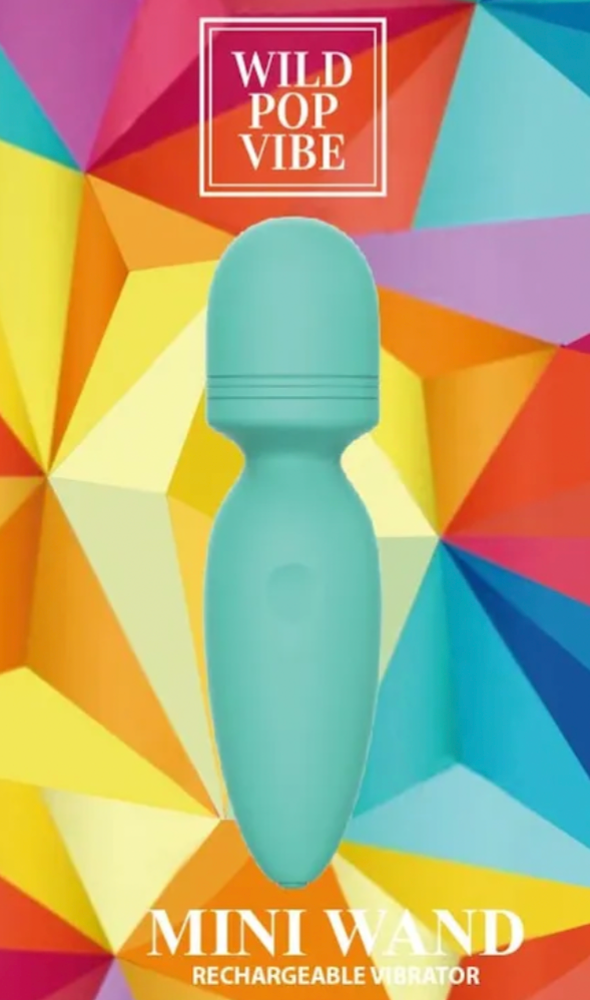Wild Pop Vibe Rechargeable Mini Wand Vibrator