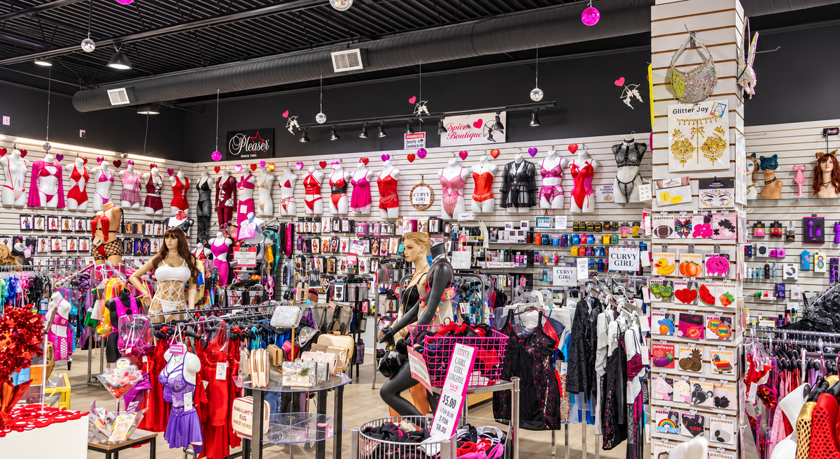 Inside Cupid’s Boutique adult store in Deer Park, Long Island