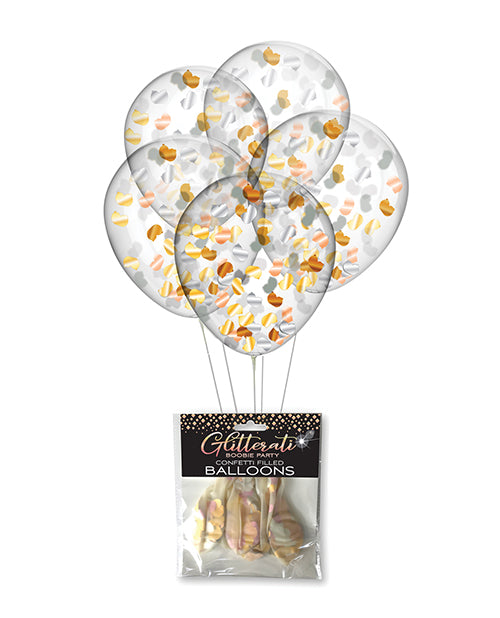 Boobie Glitter Confetti Balloons
