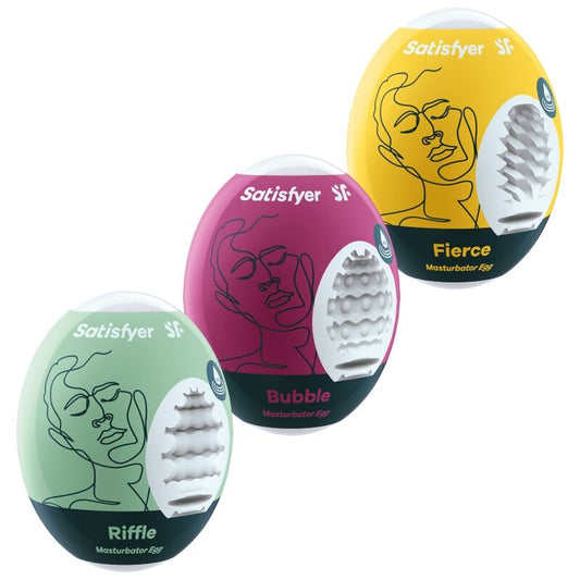 Masturbator Egg 3 Piece Set