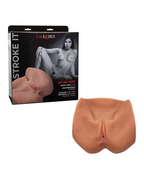 Stroke It Life Size Pussy- Brown