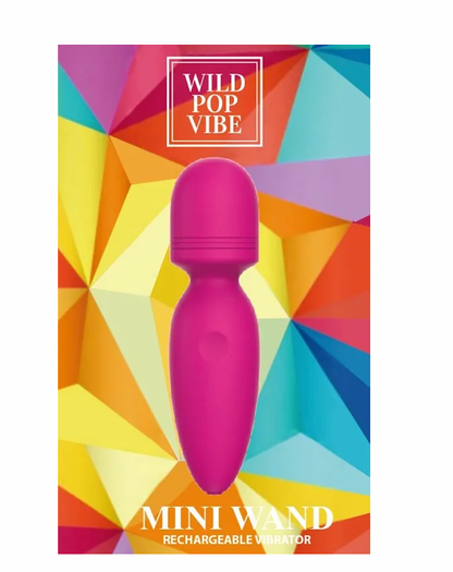 Wild Pop Vibe Rechargeable Mini Wand Vibrator