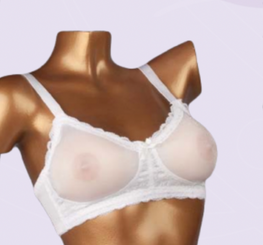 TRANSFORM® See-Thru Bra White